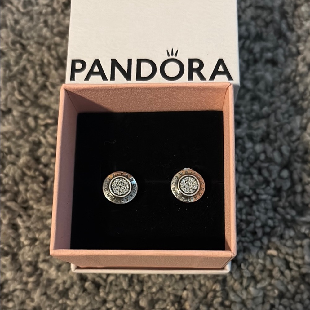 Pandora Sterling silver stud earrings